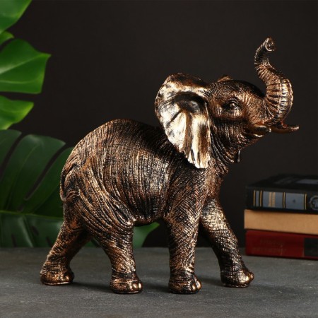 Figure "Elephant" Bronze, 19x30x15cm-1