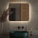 Mirror with Defesto LED lighting 23 W, 70x60 cm, sensory switch, neutral white light