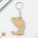 Key keychain wooden "Obzhenka dog", 4.5 x 6 cm
