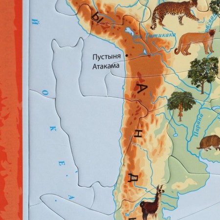 Developing puzzle "South America"-2