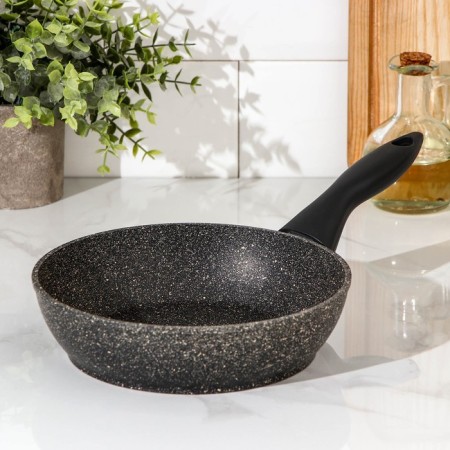 Alena pan, d = 20 cm, plastic handle, anti -stick coating, black color-8