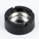 Ashtray, D-9 cm, h-3.5 cm, black