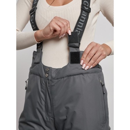 Semi -combinezone ski insulated female winter, size 44, color gray color-14