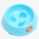 MISK Plastic slow feeding18 x 18.5 x 5.5 cm, blue