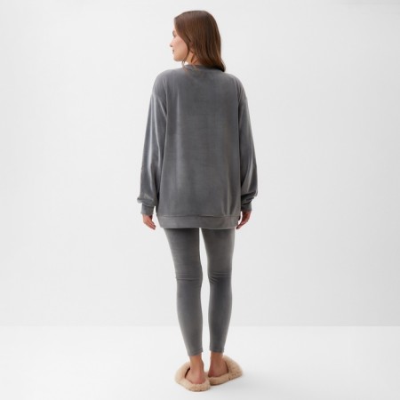 Women's costume (sweatshirt and leggings) KAFTAN PLUSHY p. 48-50, gray-3