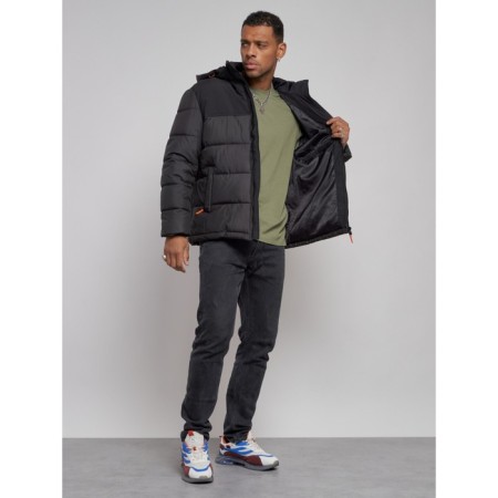 Sports male winter, size 62, black color-11