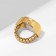Ring "Time" watch circle, color gold