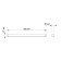 LED LED era SPO-5, 550x30x31 mm, IP20, 10W, 1000lm, 6500k, white