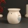Aroma lamp ceramics "anti -stress" white 7.2x7.2x7.8 cm