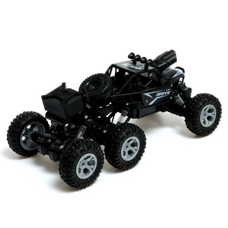 Radio-controlled machine "All-terrain vehicle" with a camera, wi-fi, metal elements, black color-2