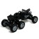 Radio-controlled machine "All-terrain vehicle" with a camera, wi-fi, metal elements, black color