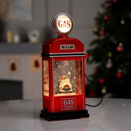 LED figure "gasolon" 11.5 × 28 × 7.5 cm, plastic, AAX3 batteries (not in the kit), USB, glow warm white
