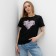 T -shirt female, black color, size 44