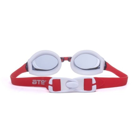 ATEMI M509 swimming glasses, silicone, red/white-2