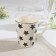 Porcelain shade mug "Stars", 350 ml, white color