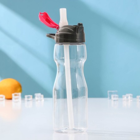 A bottle with a Gloria tube, 700 ml, 9.5 × 7.6 × 24 cm, tritan, color mix-1