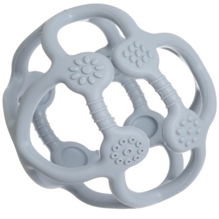 Silicone teething "Sphere", graphite color, Mum & Baby-3
