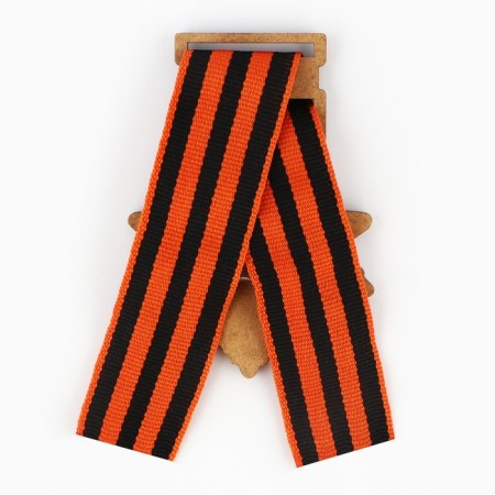 Wooden icon on May 9: Victory Day, with a ribbon, color "Order", St. George tape-3