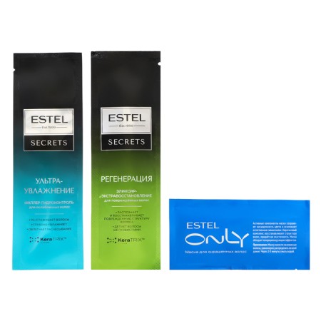 Persistent dye-hair gell Estel only light blond, ash-purple-9
