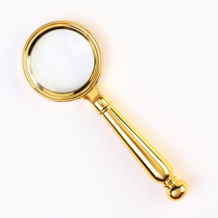 Lupa gold, multiplicity 5, lens 45mm, 16cm