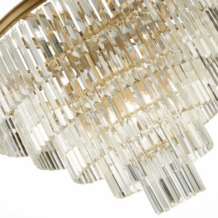 Suspended chandelier ST LUCE. SL1624.203.15. Ercolano. 15x40 watts, E14, 80x80x56 cm, Shampan-3
