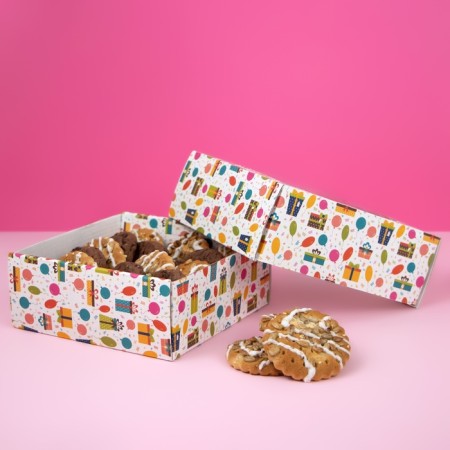 The box is self-assembly, the cover is, with the window, the "bright gift" 14.5 x 14.5 x 6 cm-1