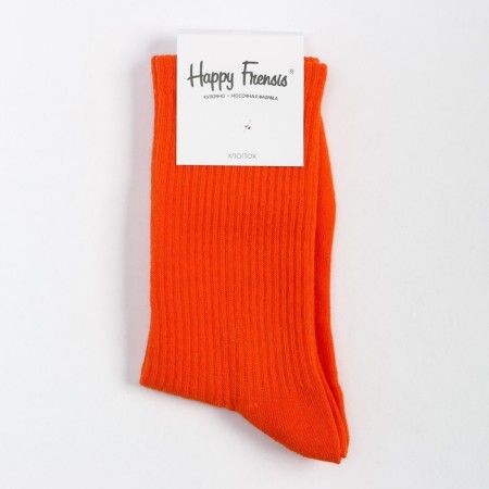 Socks, orange color, size 25-27-4