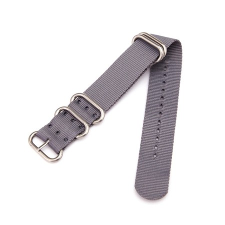 Solomon watch strap, 20 mm, l-27 cm, gray-1