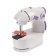 The sewing machine Luazon LSH-03, 6 W, semi-automatic, 2 speeds, 4XAA or 220 V, white