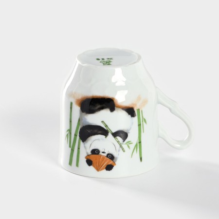 Panda mug, 220 ml, white, porcelain-2