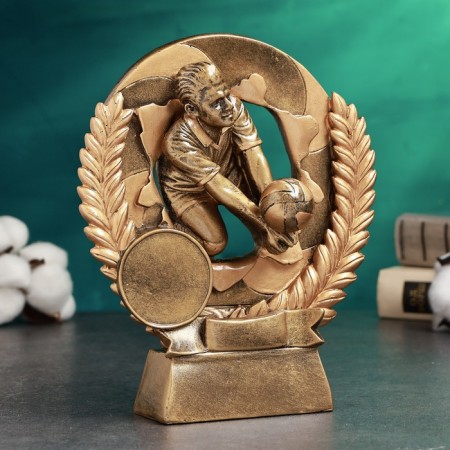 Stele "male volleyball" 17x5x21cm