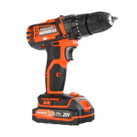 Drill-shuruvumvets Patriot Br201US-H, 20 V, Lion, 2x2 Ah, 30 Nm, shock-1