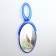 Desktop mirror - suspended, mirror surface 12.5 × 16.5 cm, color mix