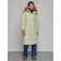 Coat insulated winter female, size 44, color light green