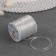 Silicone cord, d = 1 mm, 50 m, transparent color, ecg-1.0