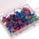 Power buttons 50 pieces, pastel assorted