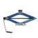 The rombic tundra jack, with a rubber support, lifting height 100 - 400 mm, 1.3 tons