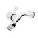 Water Cathedral Zein Z17, with a flat handle, pp, crane-boux, chrome