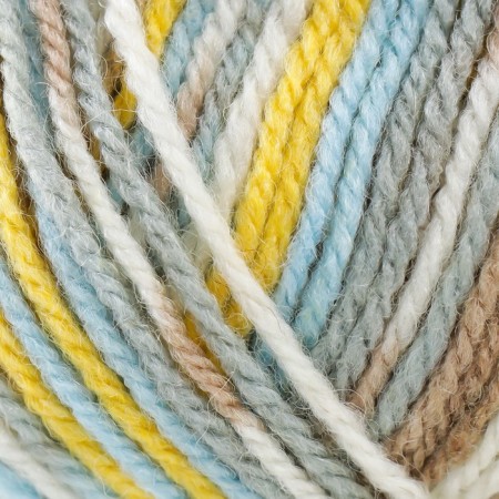 Yarn "Crazy Color" 25% wool, 75% acrylic 260m/100g (180 yellow-gol-bezh)-2