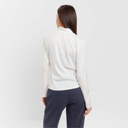 Women's blouse with a drapician Mist: Classic Collection p. 42, Ecrew color-7