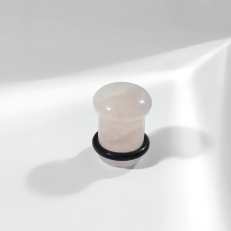 Tunnel "Pink quartz", d = 8 mm, pink color-1