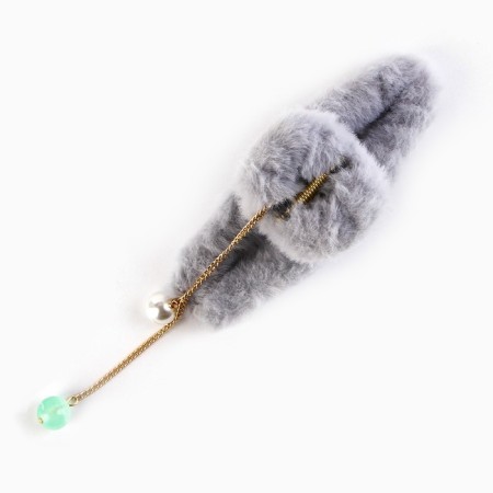 Fluffy hair crab "The most beautiful" with a suspension, 3 x 12 cm-4