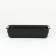 Toilet with a grid, 35.5x26x7 cm, black