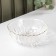Glass salad bowl on the stand "Sticking", 1.2 liters