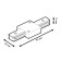 Connector (straight) Gauss, white color