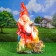 Garden figure "Dwarf with squirrel" large 20x40x75cm