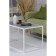 Table Journal loft with chipboard, 941x488x488, white Muar/Metropolitan Gray
