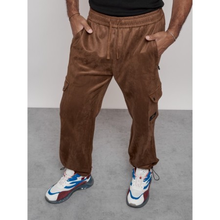 Sports pants, size 52, brown color-2