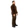 Men's sweatshirt Pride Manchester, fleece, brown, rr 48-50 Height 170-176