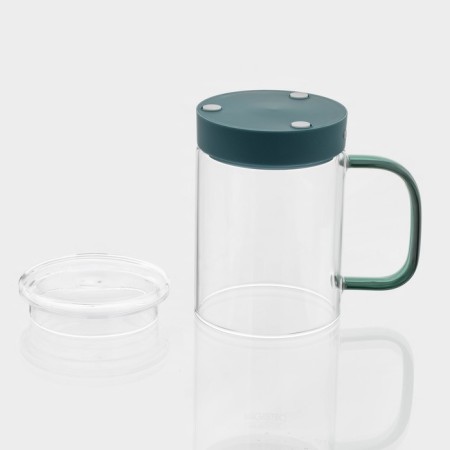 Mug - glass “slot”, 400 ml, 11.5 × 8 × 12.2 cm-4